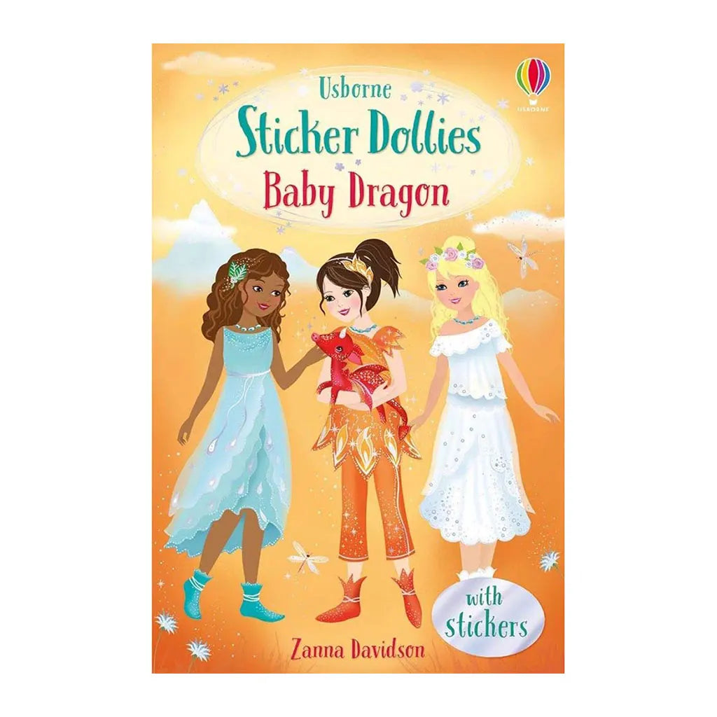 Usborne Sticker Dollies Baby Dragon