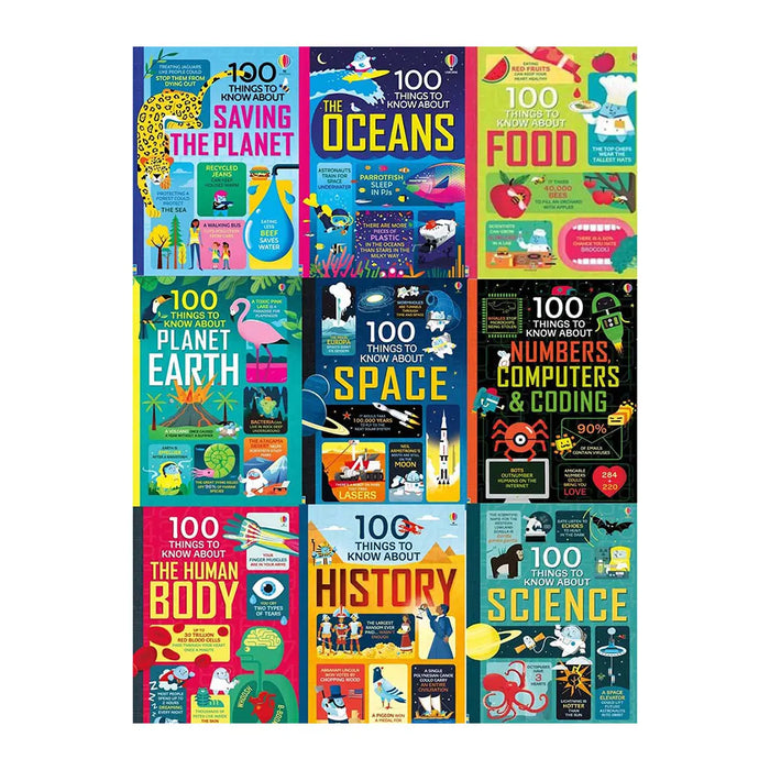Usborne 100 Things to Know About the Planet Book Set