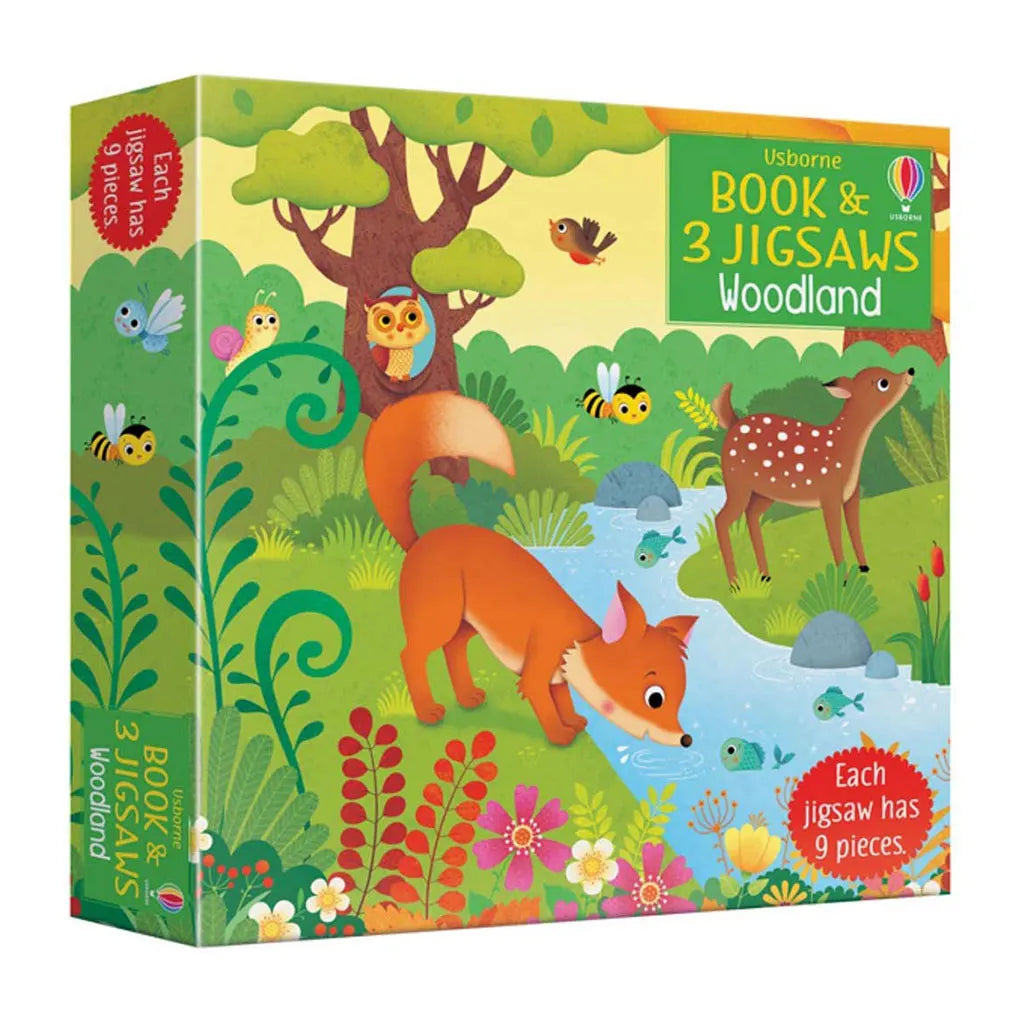 Usborne Woodland Book &amp; Jigsaw Puzzle