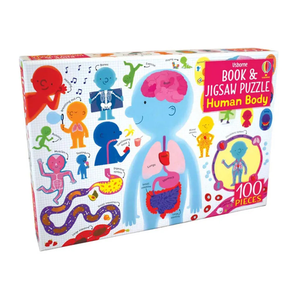 Usborne Human Body Book And Jigsaw Puzzle