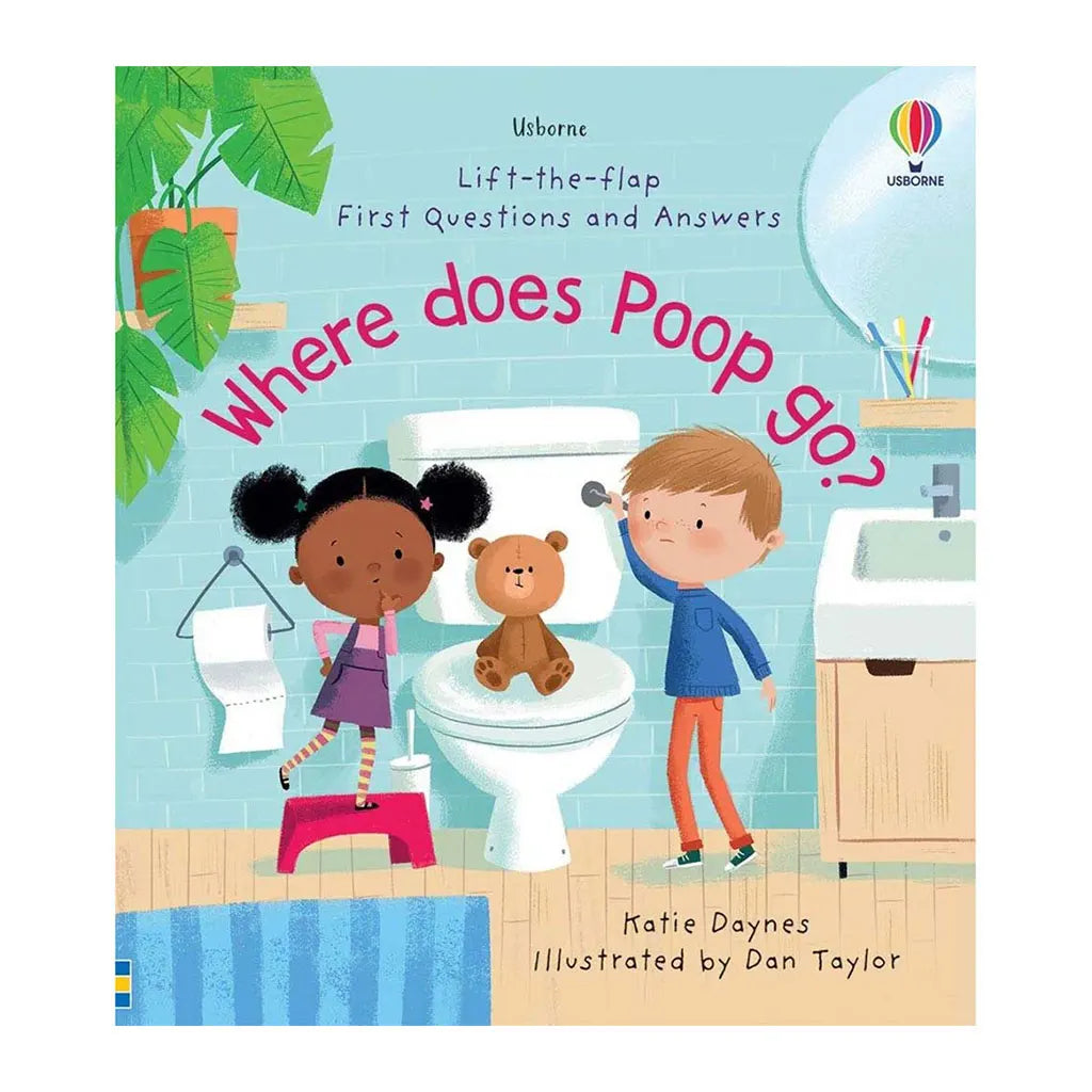Usborne Lift-the-Flap First Q&amp;A: Where Does Poop Go?
