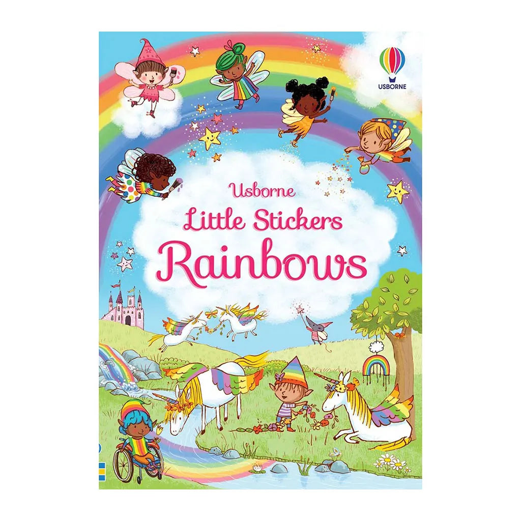 Usborne Little Stickers Rainbows