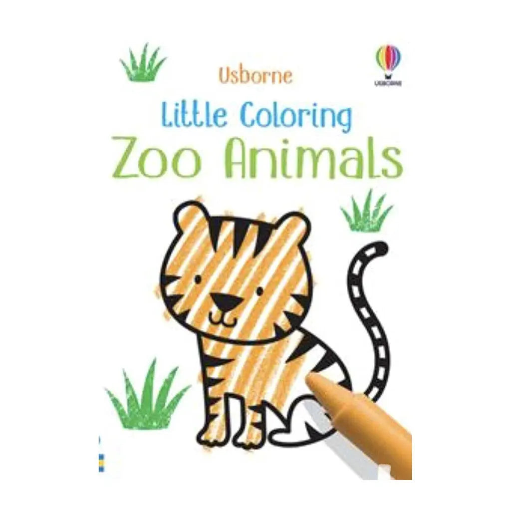 Usborne Little Coloring Zoo Animals