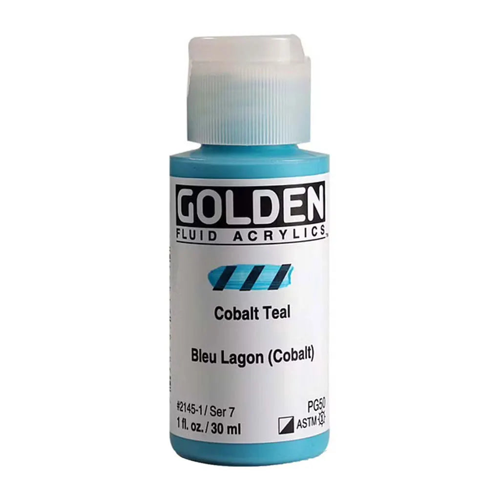 Golden Fluid Acrylic 1oz Cobalt Teal S7