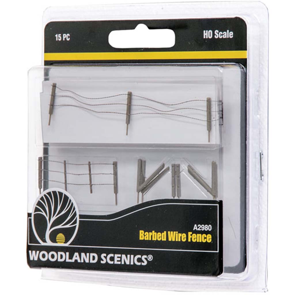Ho Scale Barbed Wire Fence