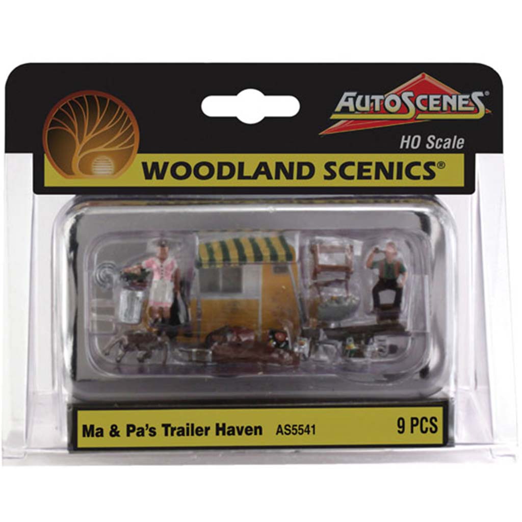 Ho Scale Ma &amp; Pa'S Trailer Haven