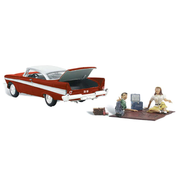 Ho Scale Parked For A Picnic