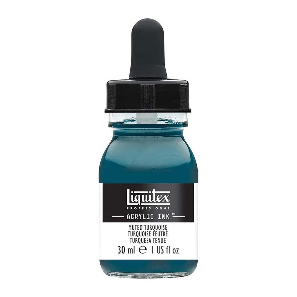 Liquitex Professional Acrylic Ink 1oz Bottle  Muted Turquoise