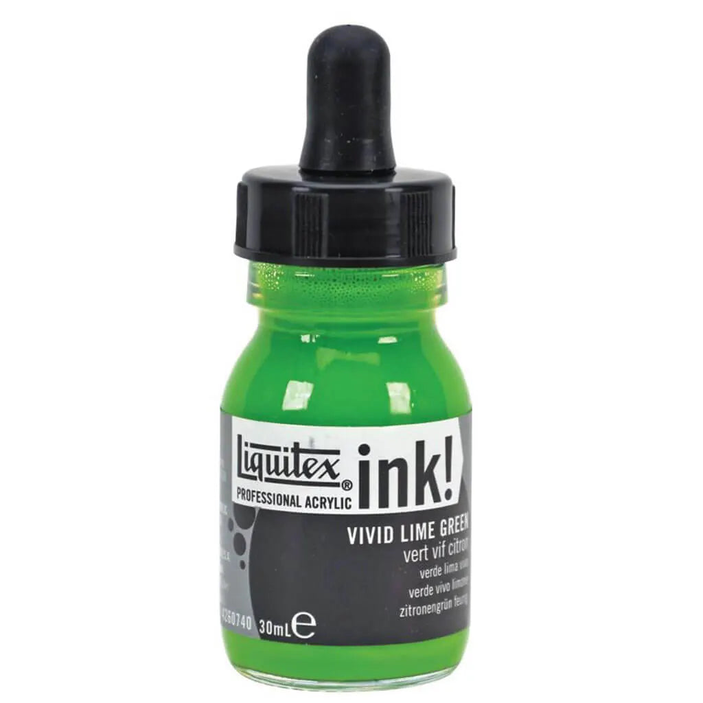 Liquitex Professional Acrylic Ink 1oz Bottle Vivid Lime Green