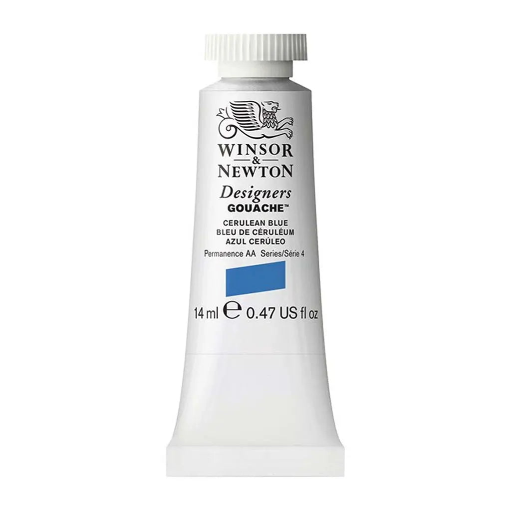 Winsor & Newton Designers Gouache 14ml Cerulean Blue S4