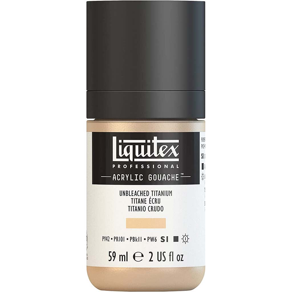 Liquitex Professional Acrylic Gouache 59ml (2oz) Bottle Unbleached Titanium S1