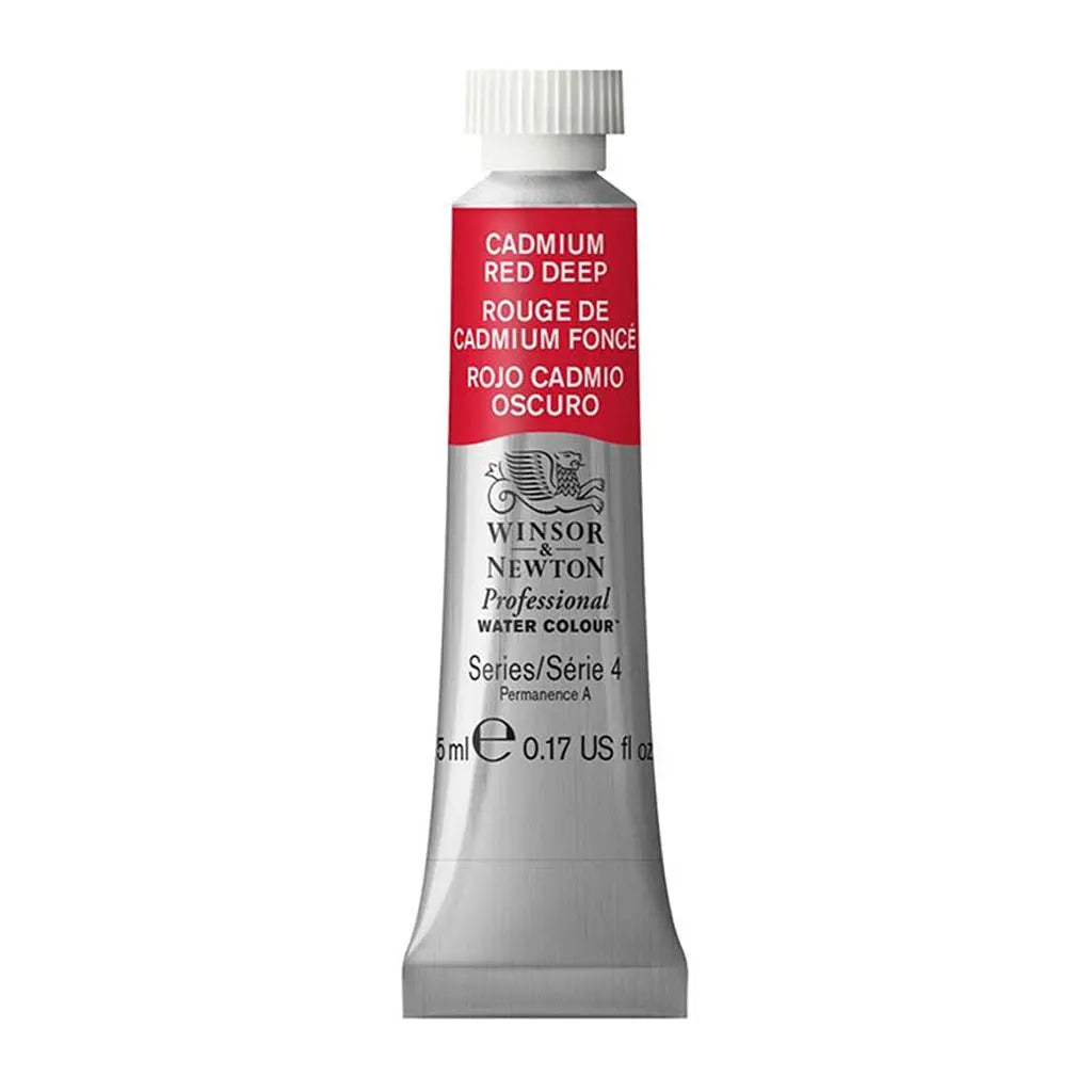 Winsor &amp; Newton Professional Watercolour 5ml Cadmium Red Deep S4