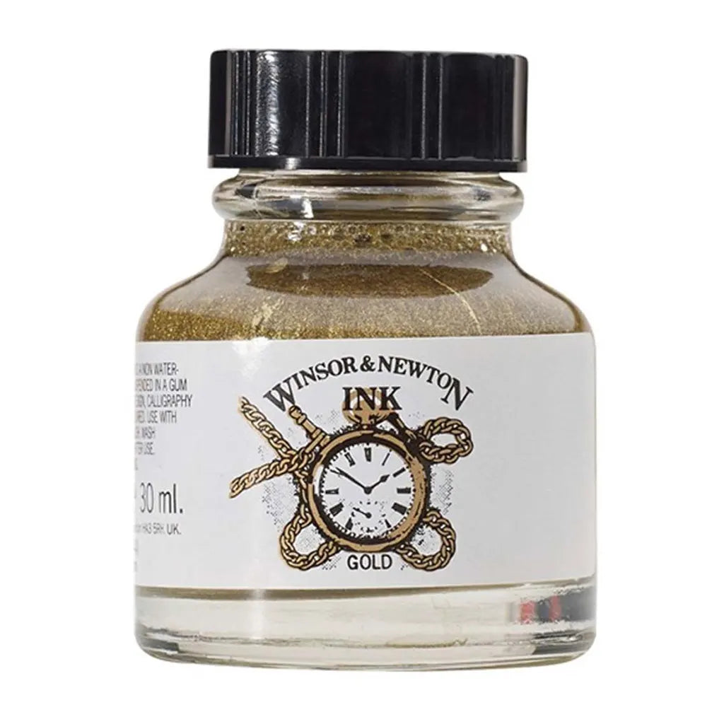 Winsor & Newton Drawing Ink 30ml Gold