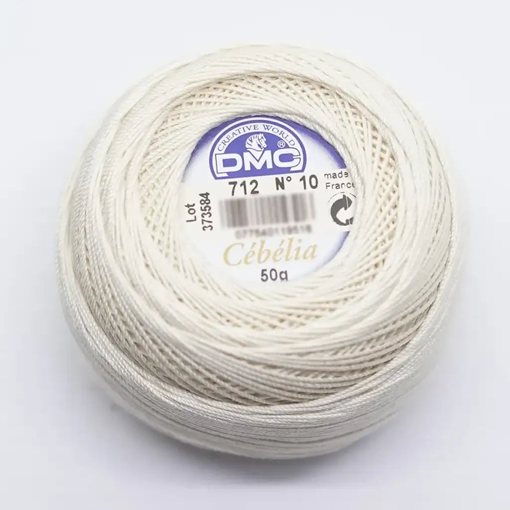 Crochet Cotton Thread 282yd Cream