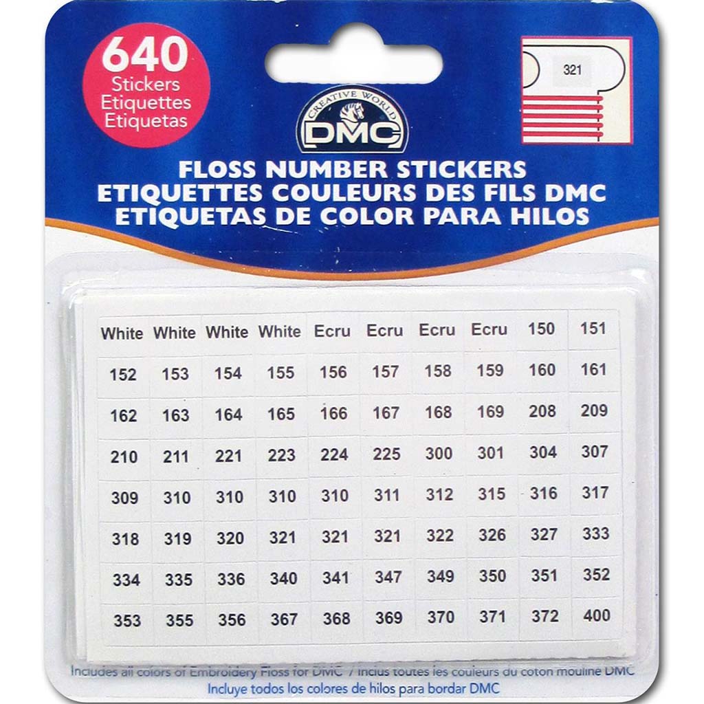 Floss Numbers Sticker Pack