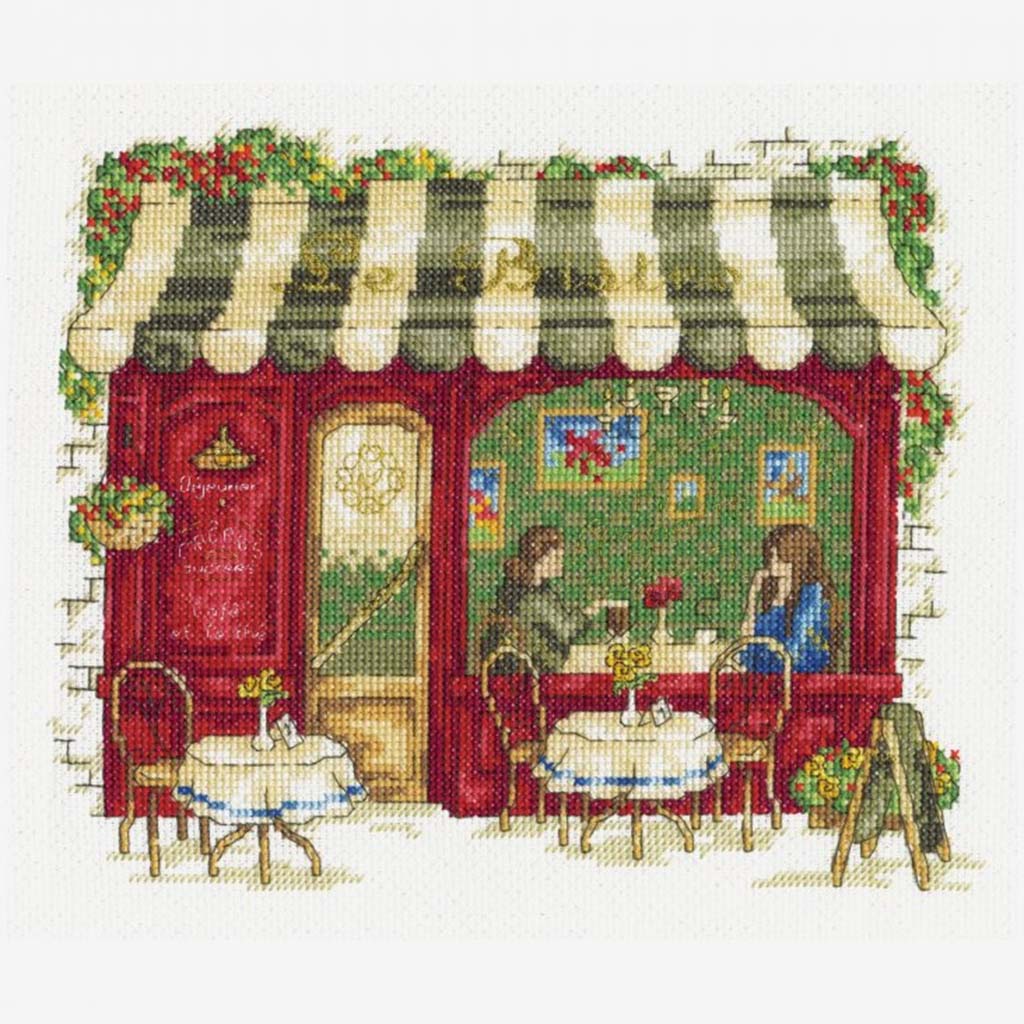 Counted Cross Stitch Kit 10in x 16in The Bistro