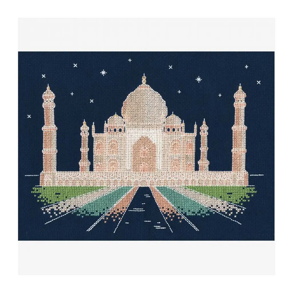 Counted Cross Stitch Kit 9.5in x 7in Agra By Night