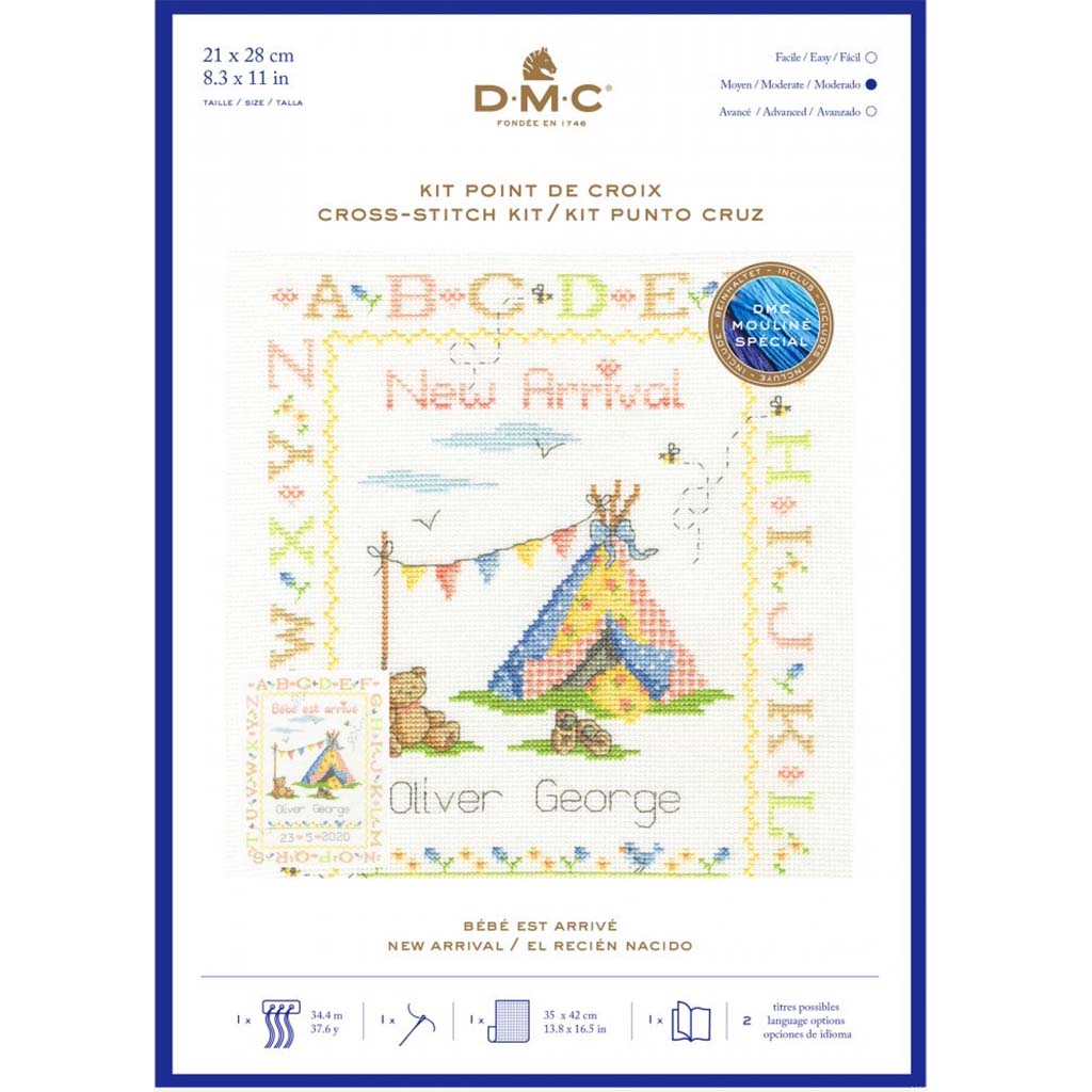 Cross Stitch Kit 21cm x 28cm, New Arrival