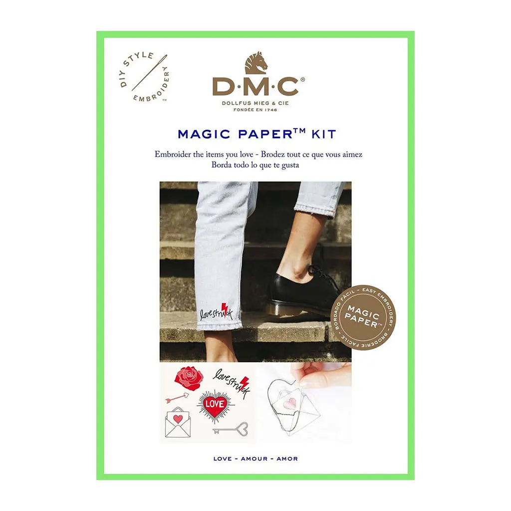 Magic Paper Kit Embroidery Love