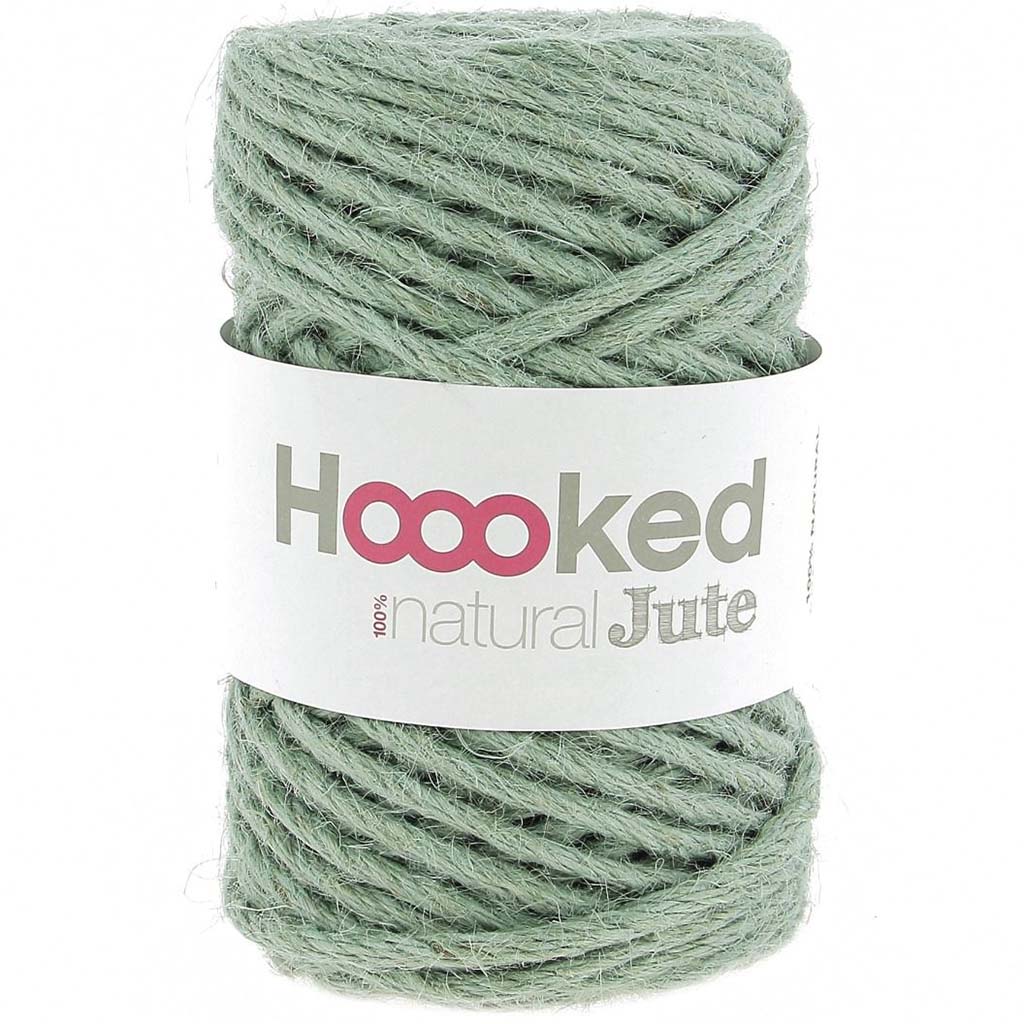 Hoooked 100% Natural Jute 45M, Mint