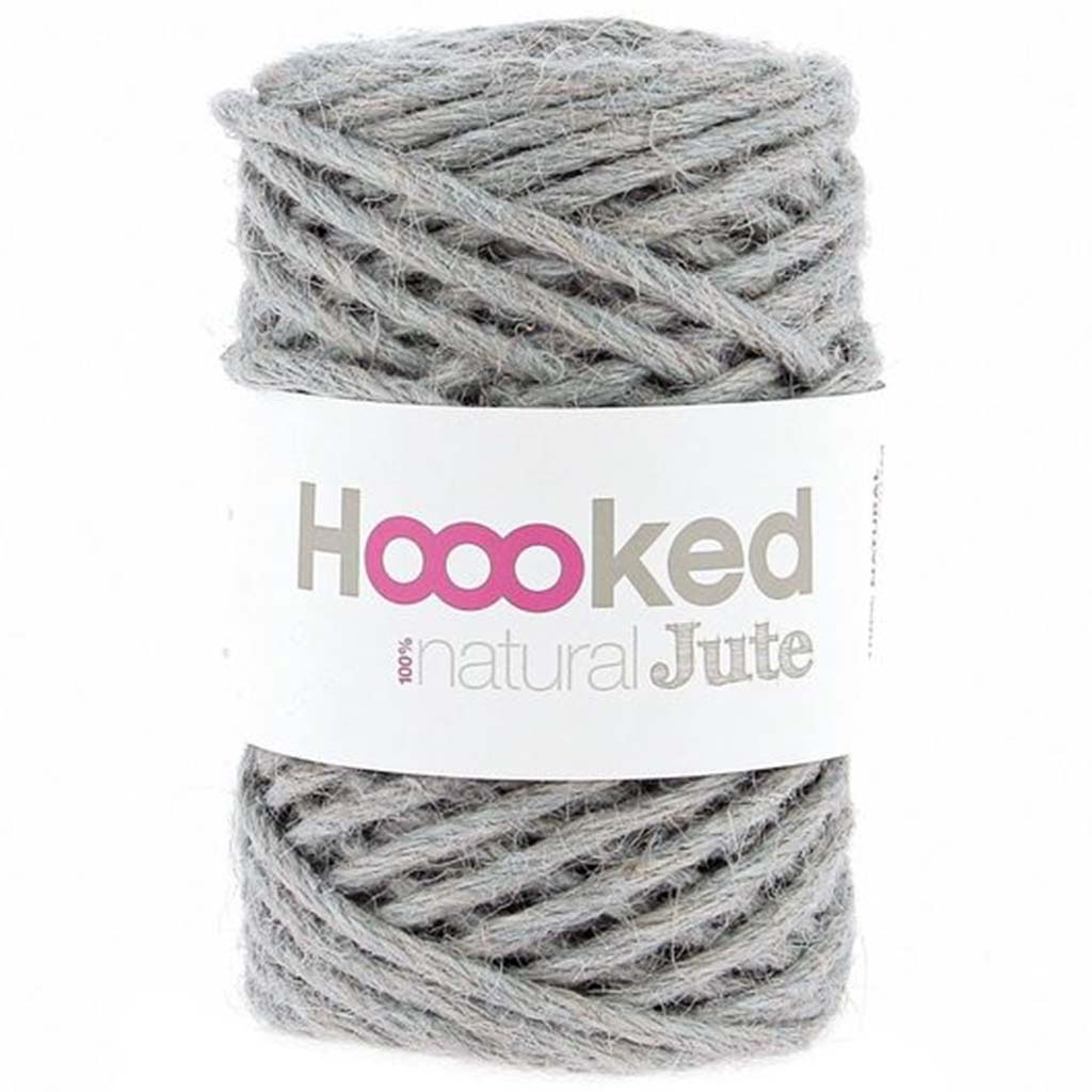 Hoooked 100% Natural Jute, Grey Mist