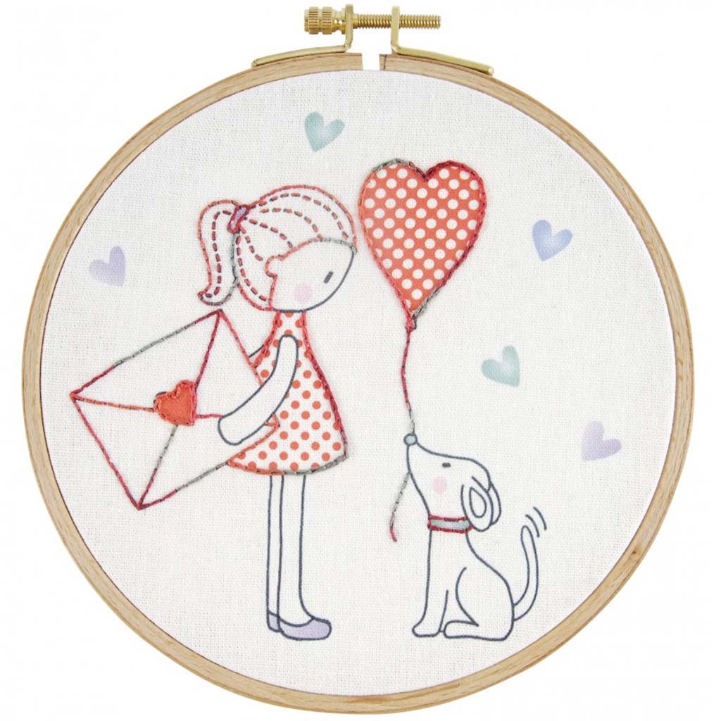 Love Letter Kids Craft 8+ Cross Stitch Kit 15.5cm