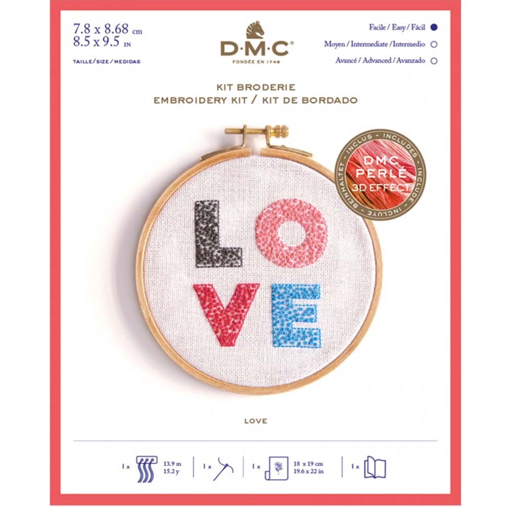 Love Kit A5 Embroidery Kit