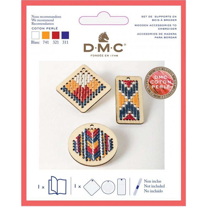Embroidery Wooden Shapes 1 x4