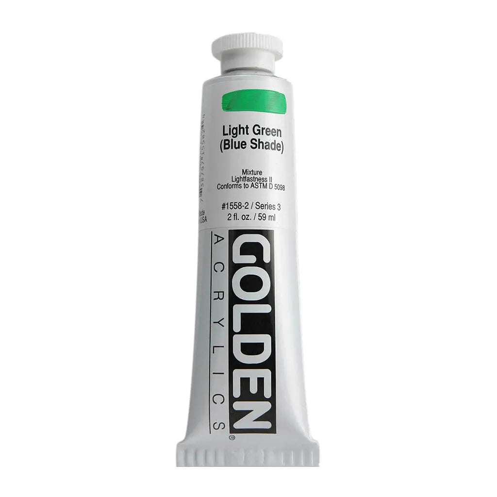 Golden Heavy Body Acrylic 2oz Light Green Blue Shade S3