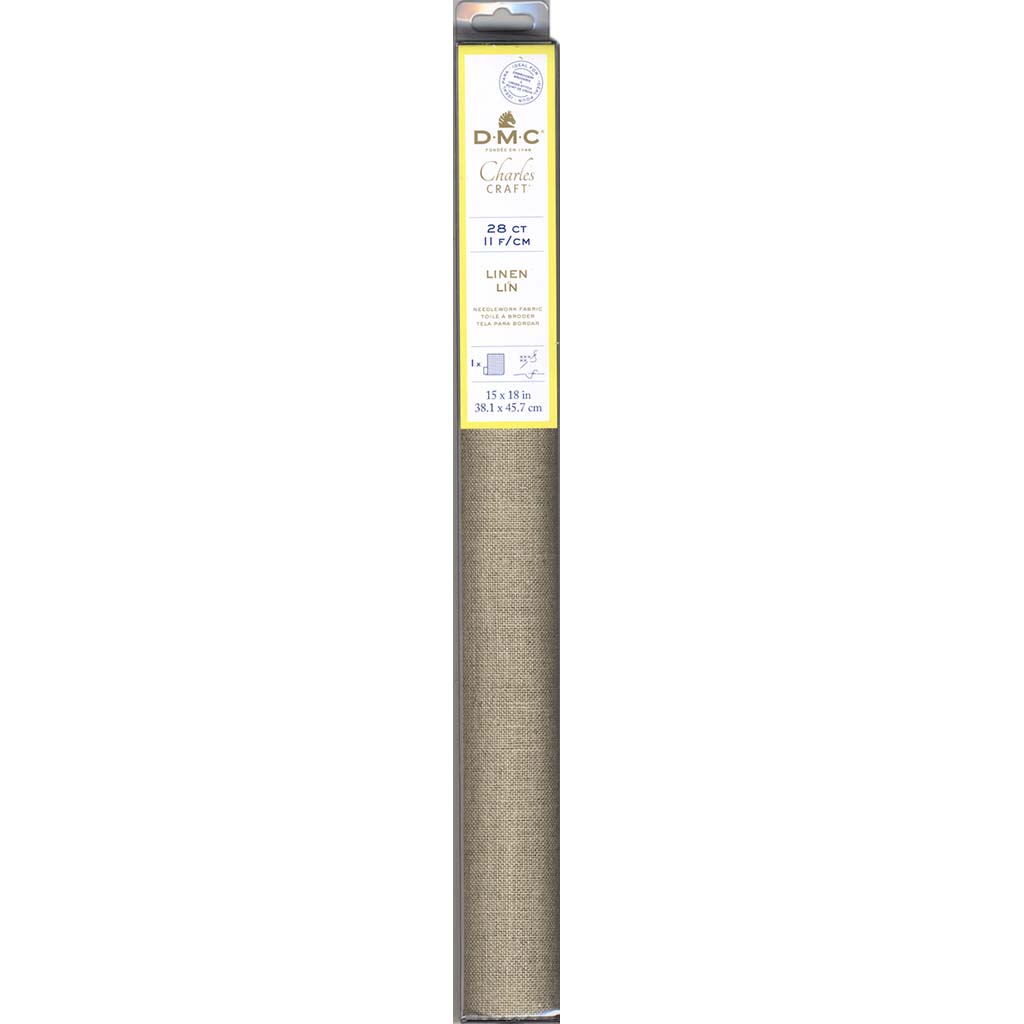Dmc Aida Beige Linen 28ct, 15in x 18in