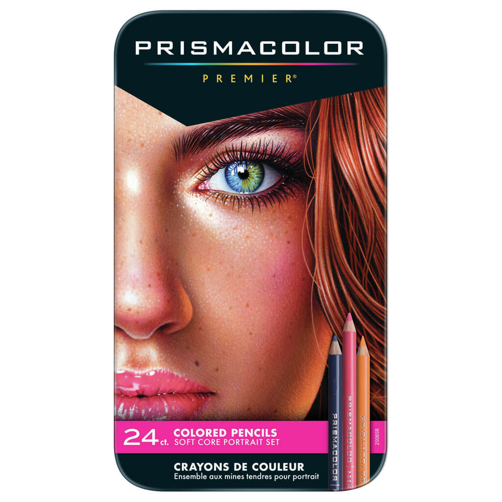 Prismacolor 2H Premier Colored Pencils for Portraits 24pcs