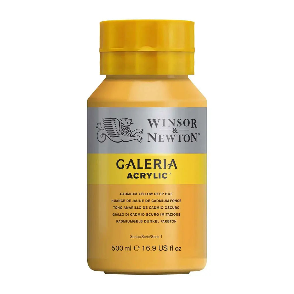 Winsor & Newton Galeria Acrylic 500ml Cadmium Yellow Deep Hue S1