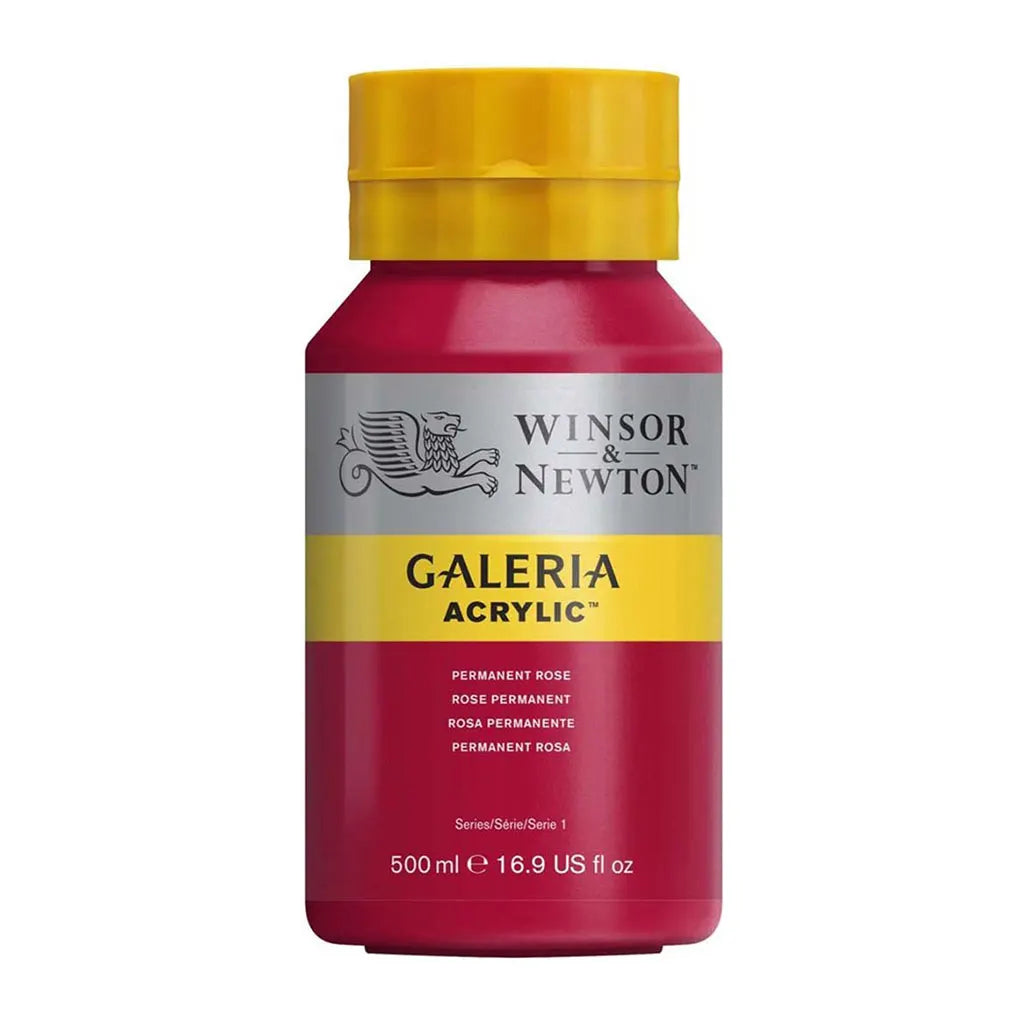 Winsor & Newton Galeria Acrylic 500ml Permanent Rose S1