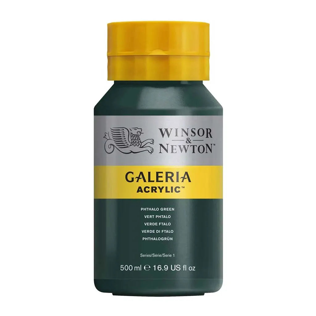 Winsor & Newton Galeria Acrylic 500ml Phthalo Green S1