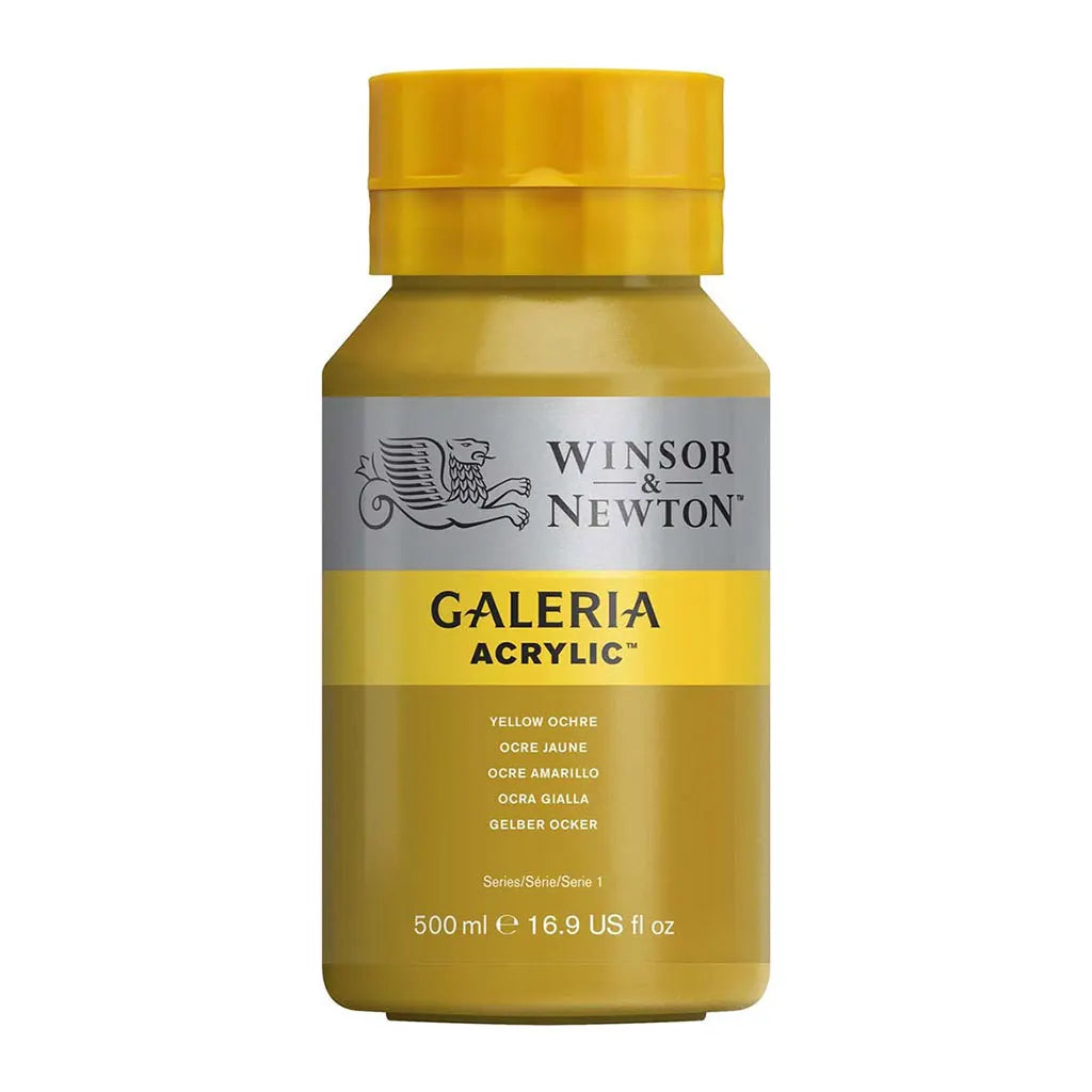 Winsor & Newton Galeria Acrylic 500ml Yellow Ochre S1