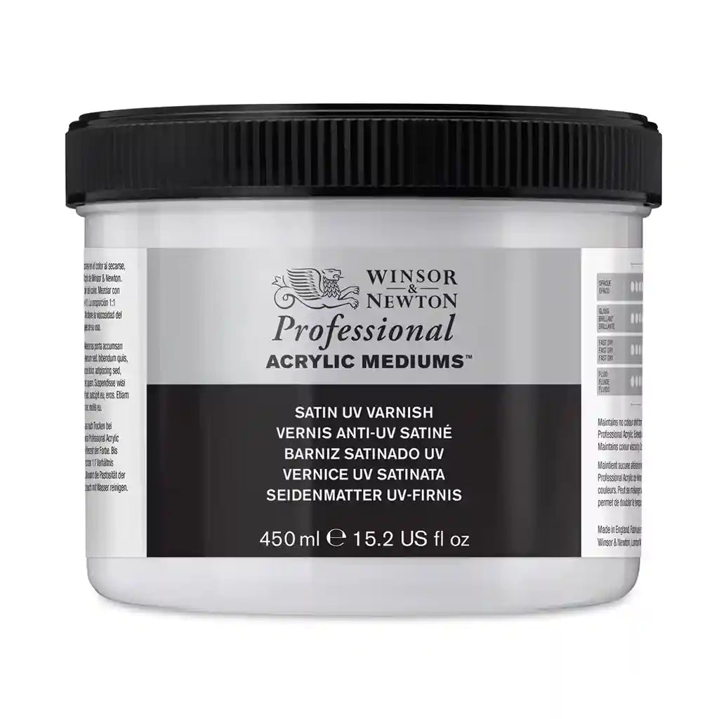 Winsor &amp; Newton Professional Satin UV Varnish 450ml