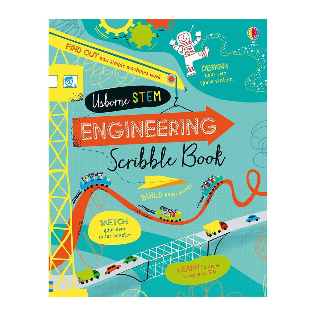 Usborne Engineering Scribble Book