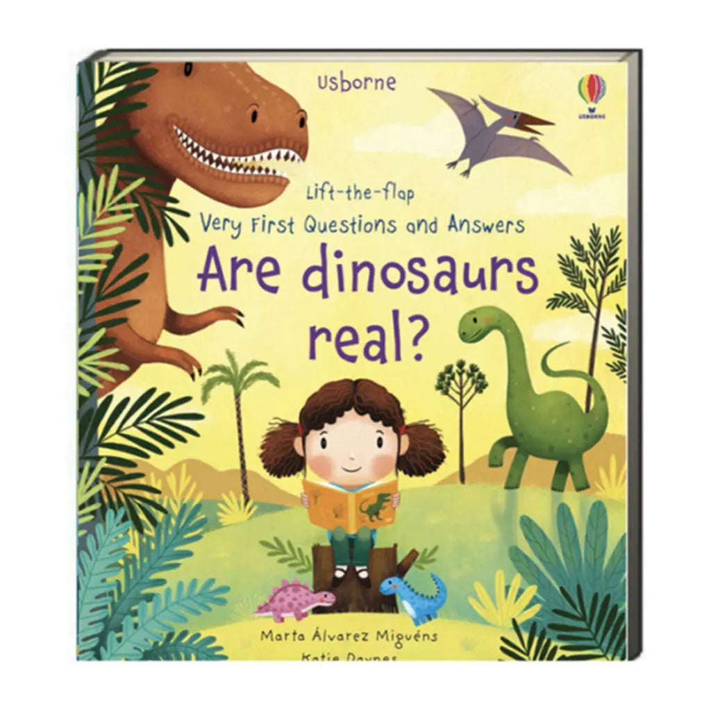 Usborne Lift the Flap 1st Q&amp;A Dinosaurs Real?