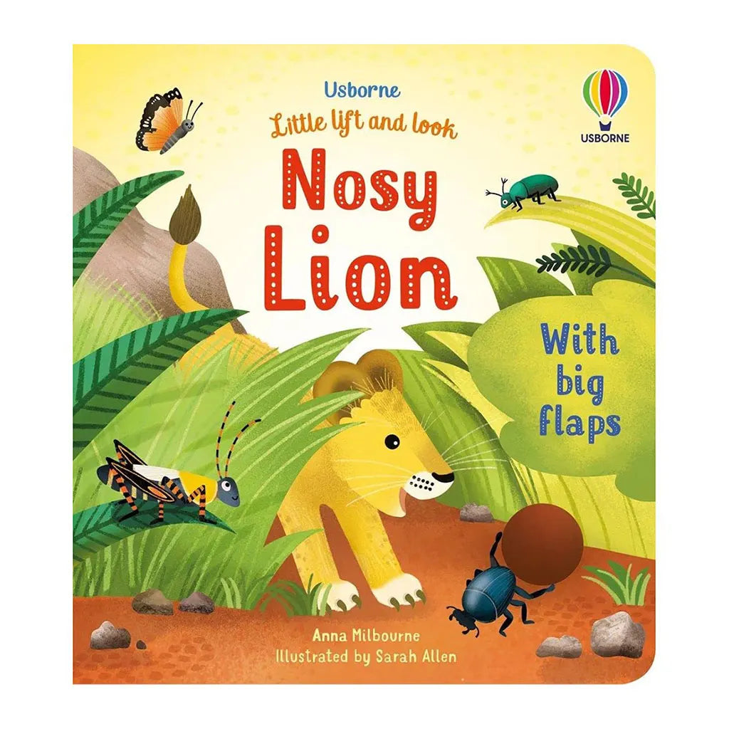 Usborne Little Lift and Look Nosy Lion