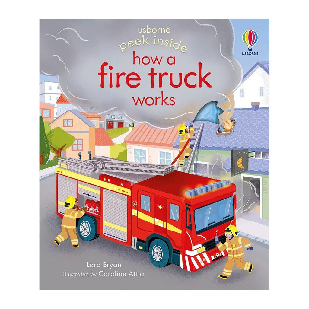 Usborne Peek Inside How Fire Truck Works