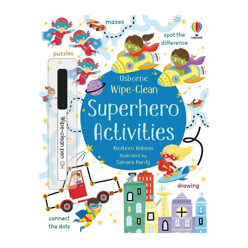 Usborne Wipe-Clean Superhero Activities