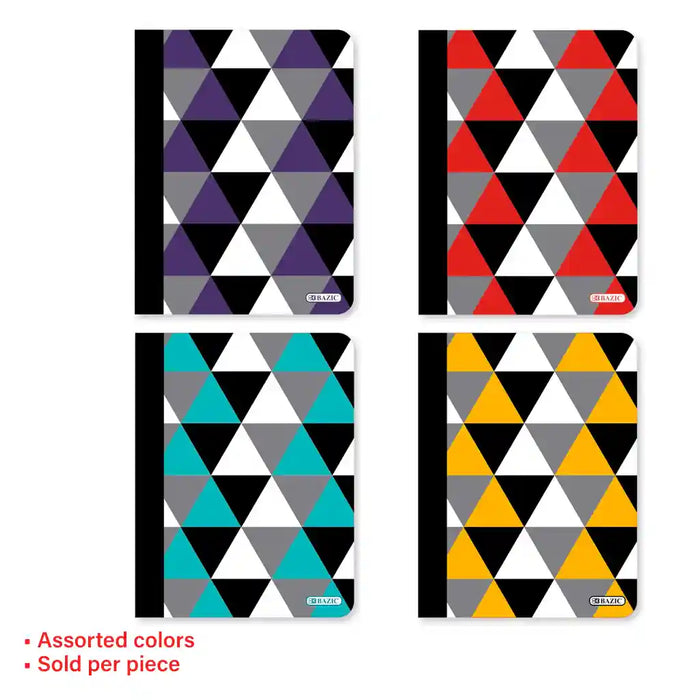Bazic Geometric Composition Book 80 Sheets
