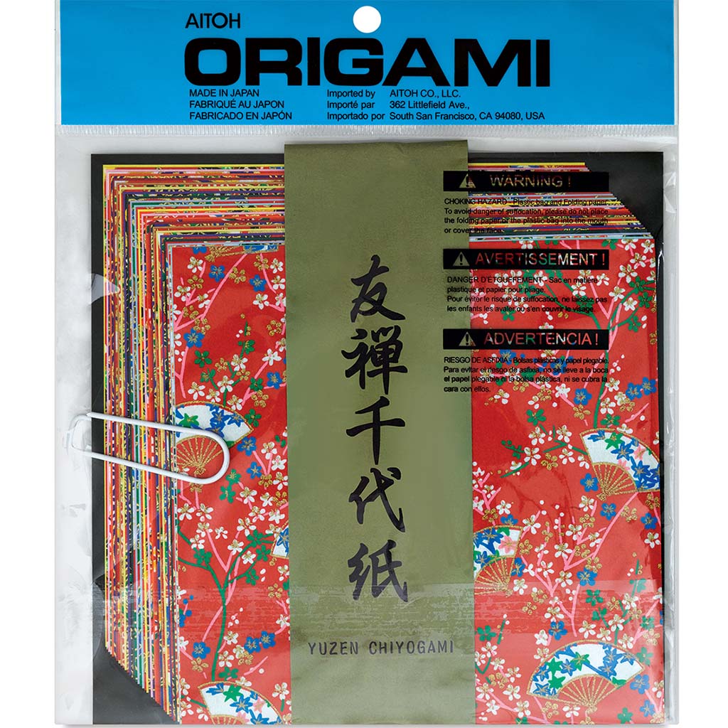 Yuzen Decorative Origami Paper, 6in Sq 40 Sheets