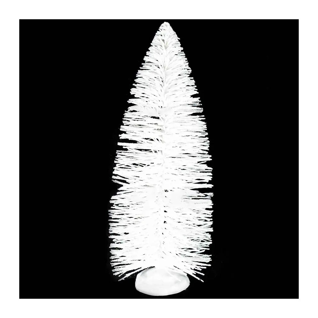 Touch of Nature 10in White with Glitter Tree, 1pc