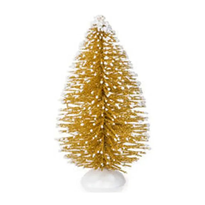 Touch of Nature 4.75in Gold with Glitter Tree, 1pc