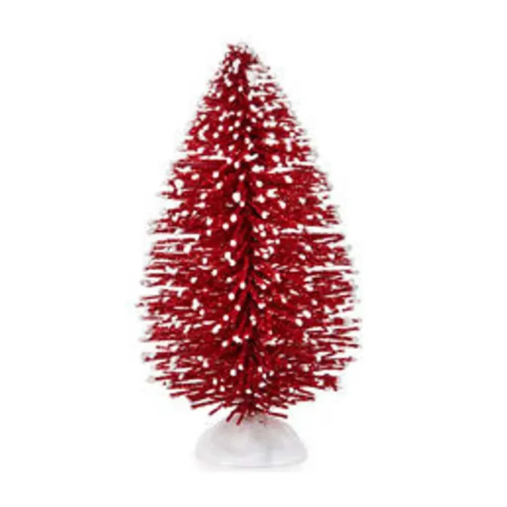 Touch of Nature 4.75in Red with Glitter Tree, 1pc