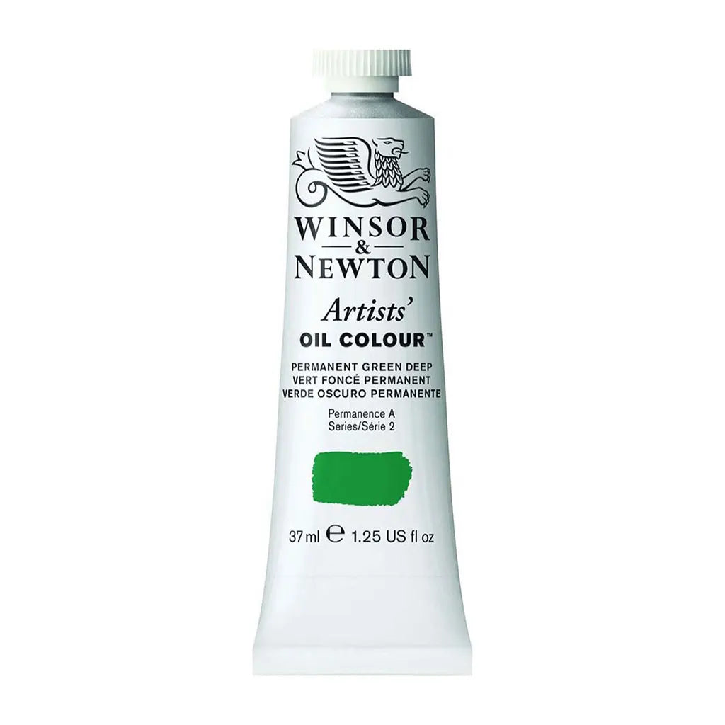 Winsor & Newton Artists Oil Colour 37ml Permanent Green Deep S2
