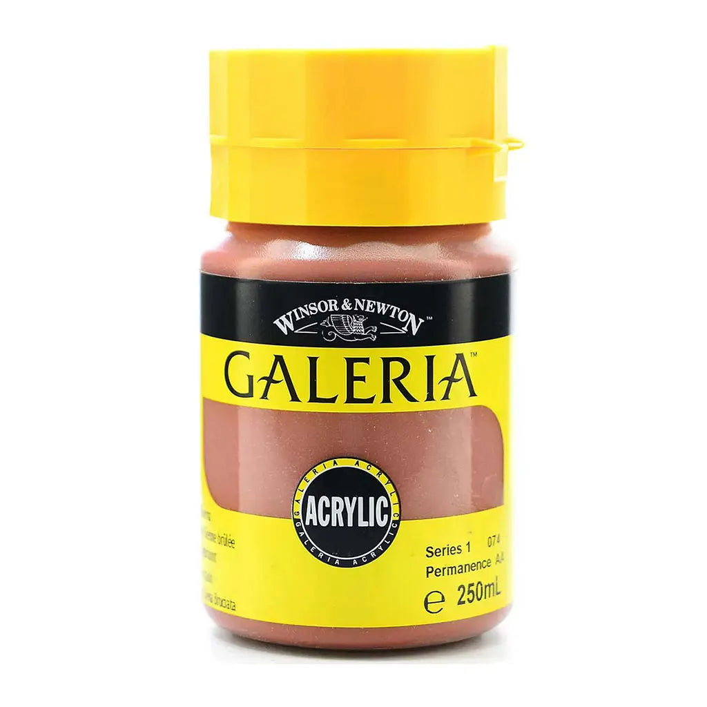 Winsor &amp; Newton Galeria Acrylic 250ml Burnt Sienna S1