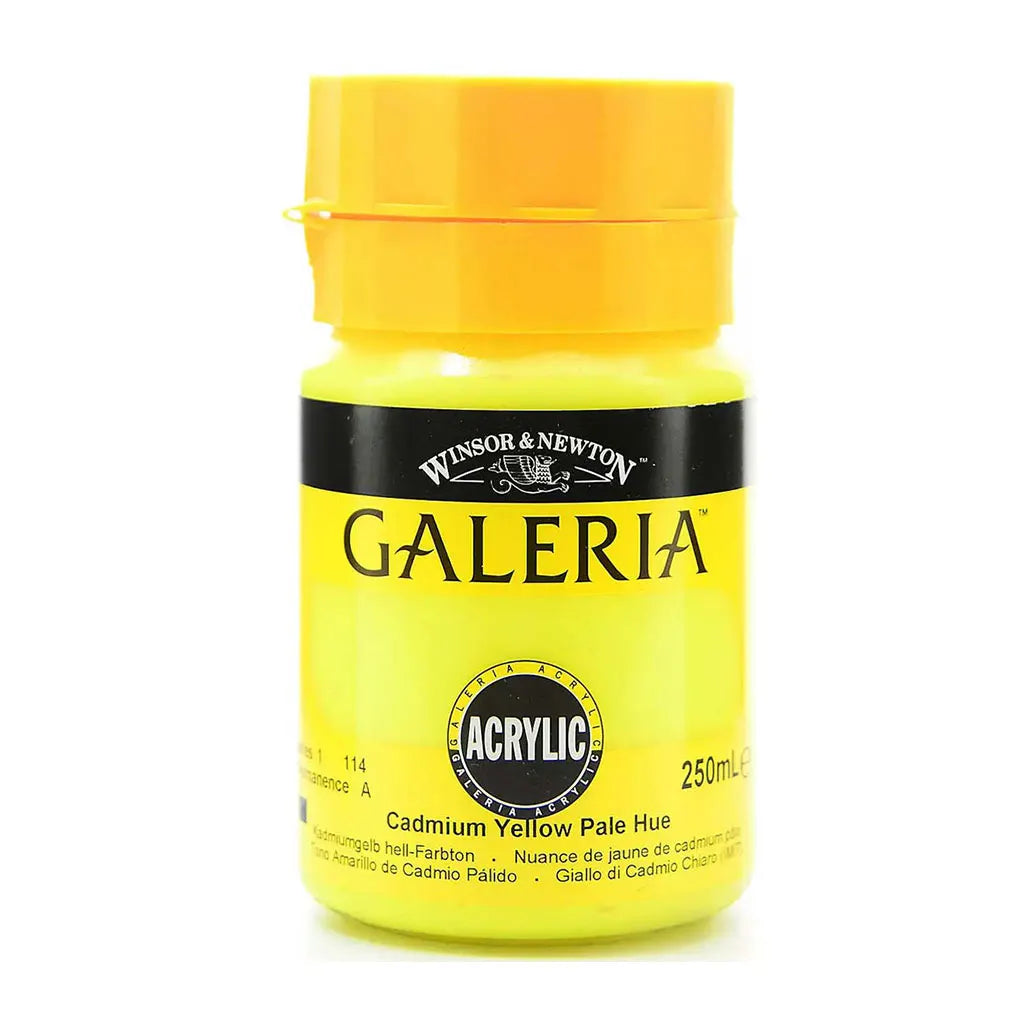 Winsor & Newton Galeria Acrylic 250ml Cadmium Yellow Pale Hue S1