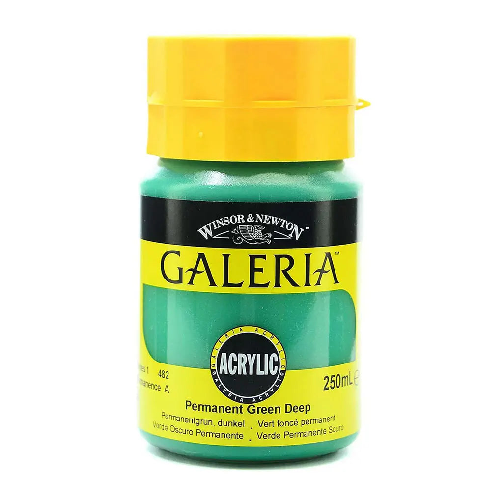 Winsor & Newton Galeria Acrylic 250ml Permanent Green Deep S1